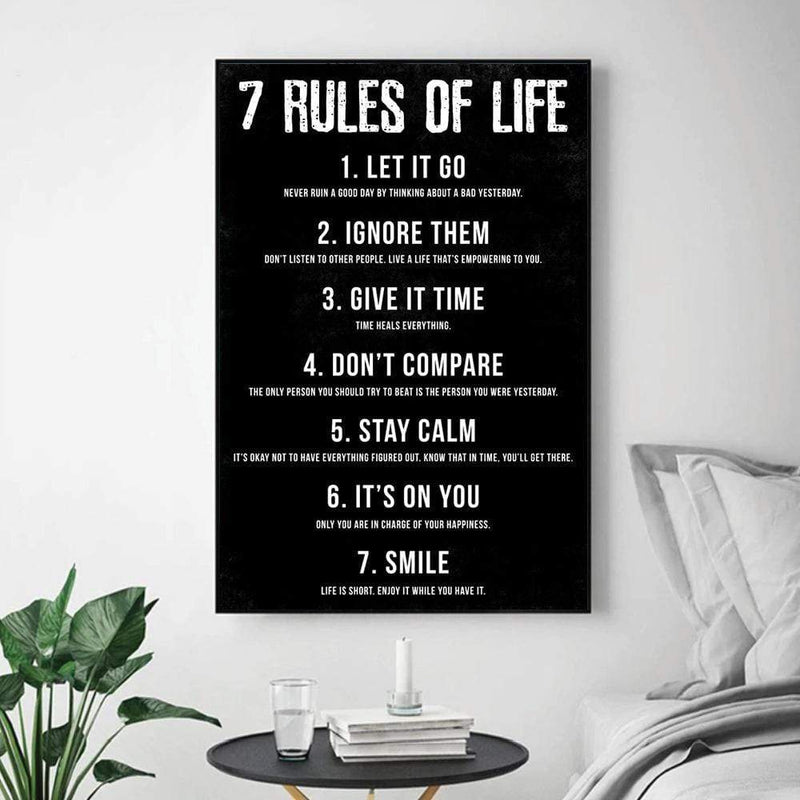 Rules of Life Canvas