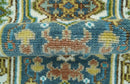 Runner Blue And Brown Traditional Heriz Hand Knotted Made to Order Wool Rug by The Rug Decor