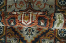Runner Brown And Gray Heriz Hand Knotted Made to Order Wool Rug by The Rug Decor