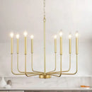 GobekUsa Iron Chandelier for American Rural Style Living Room Kitchen Dining Bedroom