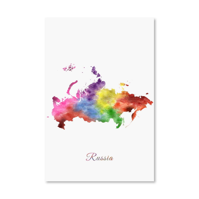 Russia Rainbow Canvas