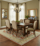Rust And Beige Traditional Oushak Design Hand Tufted 8x10 Wool Area Rug by The Rug Decor