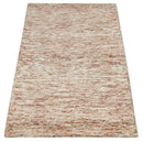 Rust and Ivory Abstract Hand Tufted Wool Area Rug Modern Design by The Rug Decor