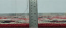 Hand Knotted Wool Area Rug Rust Ivory Black Beige Traditional