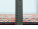 Rust Traditional Tribal Design 8x11.7 Hand Knotted wool Area Rug