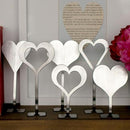 8" Stand-Up Hearts (Two Styles) - Romantic Date Night Decorations