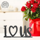 4"  L-O-V-E Stand-Up Set - 2 Styles - Anniversary Gift for Her or Him