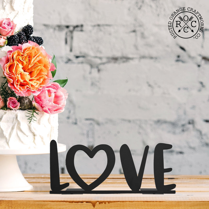 4"  L-O-V-E Stand-Up Set - 2 Styles - Anniversary Gift for Her or Him