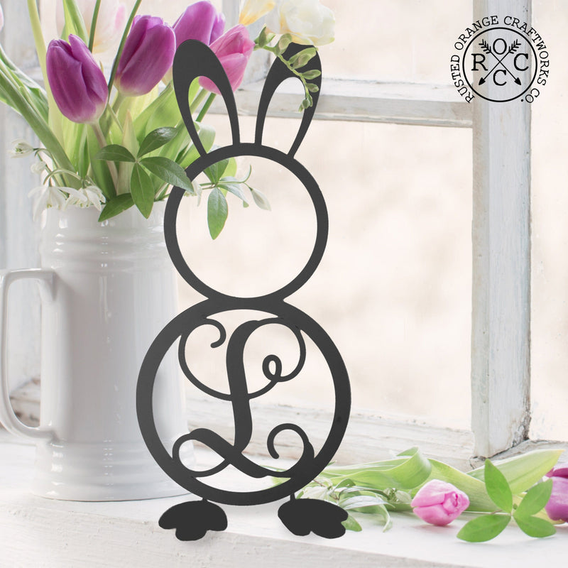 Peter Cottontail Monogram - Door Wreaths for Front Door Outside
