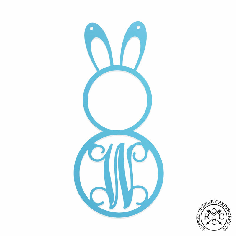 Peter Cottontail Monogram - Door Wreaths for Front Door Outside