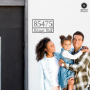 Home Address Plaque - 3 Sizes - Personalized Metal Street Name and House Numbers Sign