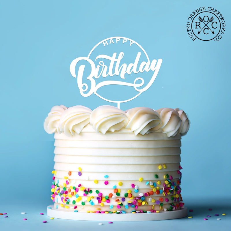 All Occasion Cake Topper - Personalized Cake Topper for Birthdays, Anniversaries, and Weddings