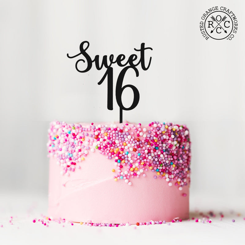 All Occasion Cake Topper - Personalized Cake Topper for Birthdays, Anniversaries, and Weddings