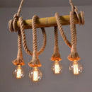 GobekUsa Rustic Bamboo Tube Hanging Light with Exposed Bulb – Ideal for Restaurant, Island, and Ceiling