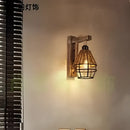 GobekUsa Bamboo Wicker Wall Lamp E27 Chandeliers Hand-Woven Room Decor Light Fixtures