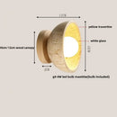 GobekUsa LED Wall Light Travertine Base Modern Nordic Pull Chain Bedside Lamp