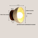 GobekUsa LED Wall Light Travertine Base Modern Nordic Pull Chain Bedside Lamp
