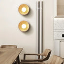 GobekUsa LED Wall Light Travertine Base Modern Nordic Pull Chain Bedside Lamp