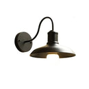 GobekUsa Black Rustic Gooseneck Outdoor Barn Light Fixture for Patio/Garage/Bathroom