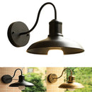 GobekUsa Black Rustic Gooseneck Outdoor Barn Light Fixture for Patio/Garage/Bathroom