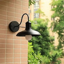 GobekUsa Black Rustic Gooseneck Outdoor Barn Light Fixture for Patio/Garage/Bathroom