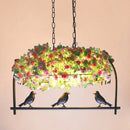 GobekUsa Rustic Black Metal Island Pendant Light for Restaurants