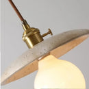 GobekUsa Glass Ball LED Pendant Light Yellow for Home Decor Dining Living Room