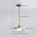 GobekUsa Glass Ball LED Pendant Light Yellow for Home Decor Dining Living Room