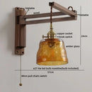 GobekUsa Clear Glass LED Wall Sconce Modern Stair Light Fixture Home Decor