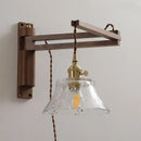 GobekUsa Clear Glass LED Wall Sconce Modern Stair Light Fixture Home Decor