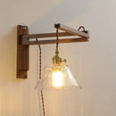 GobekUsa Clear Glass LED Wall Sconce Modern Stair Light Fixture Home Decor