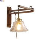 GobekUsa Clear Glass LED Wall Sconce Modern Stair Light Fixture Home Decor
