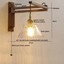 GobekUsa Clear Glass LED Wall Sconce Modern Stair Light Fixture Home Decor