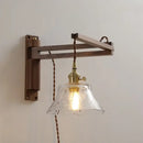GobekUsa Clear Glass LED Wall Sconce Modern Stair Light Fixture Home Decor