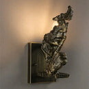 GobekUsa Loft Face Wall Lamp Décor Salon Lights Retro LED Indoor Lighting