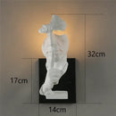 GobekUsa Loft Face Wall Lamp Décor Salon Lights Retro LED Indoor Lighting