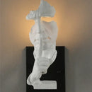 GobekUsa Loft Face Wall Lamp Décor Salon Lights Retro LED Indoor Lighting