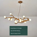 GobekUsa Glass Bubble Chandelier Pendant Light for Living Dining Room