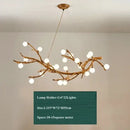 GobekUsa Glass Bubble Chandelier Pendant Light for Living Dining Room