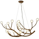 GobekUsa Glass Bubble Chandelier Pendant Light for Living Dining Room