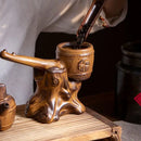 GobekUsa Ceramic Kung Fu Tea Set: High-End, Retro, Anti-Scalding, Easy Home Brewing