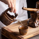 GobekUsa Ceramic Kung Fu Tea Set: High-End, Retro, Anti-Scalding, Easy Home Brewing