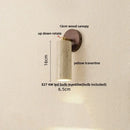 GobekUsa LED Wall Sconce Iron Rotate Kitchen Bedroom Hallway Yellow Travertine Wood Mirror Light