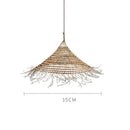 GobekUsa Bamboo LED Pendant Chandelier for Dining, Bedroom, Restaurant, Hotel & Home Decor