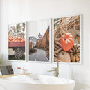 Autumn Pumpkin Set of 3 Prints. Rustic Fall Harvest Decor by Wall Art Set