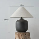 GobekUsa Ceramic Wabi Sabi Antique Japanese Floor Lamp for Living Room