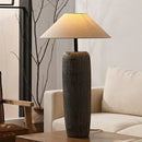 GobekUsa Ceramic Wabi Sabi Antique Japanese Floor Lamp for Living Room