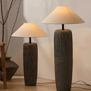 GobekUsa Ceramic Wabi Sabi Antique Japanese Floor Lamp for Living Room