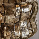 GobekUsa Dark Brown Glass Wall Sconce Lamps, LED Decoration for Living Room, Aisle, Bedside