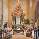 GobekUsa Antler Pendant Chandelier for Home and Bar Decor - Industrial Deer Horn Fixture